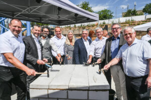 Die symbolische Grundsteinlegung